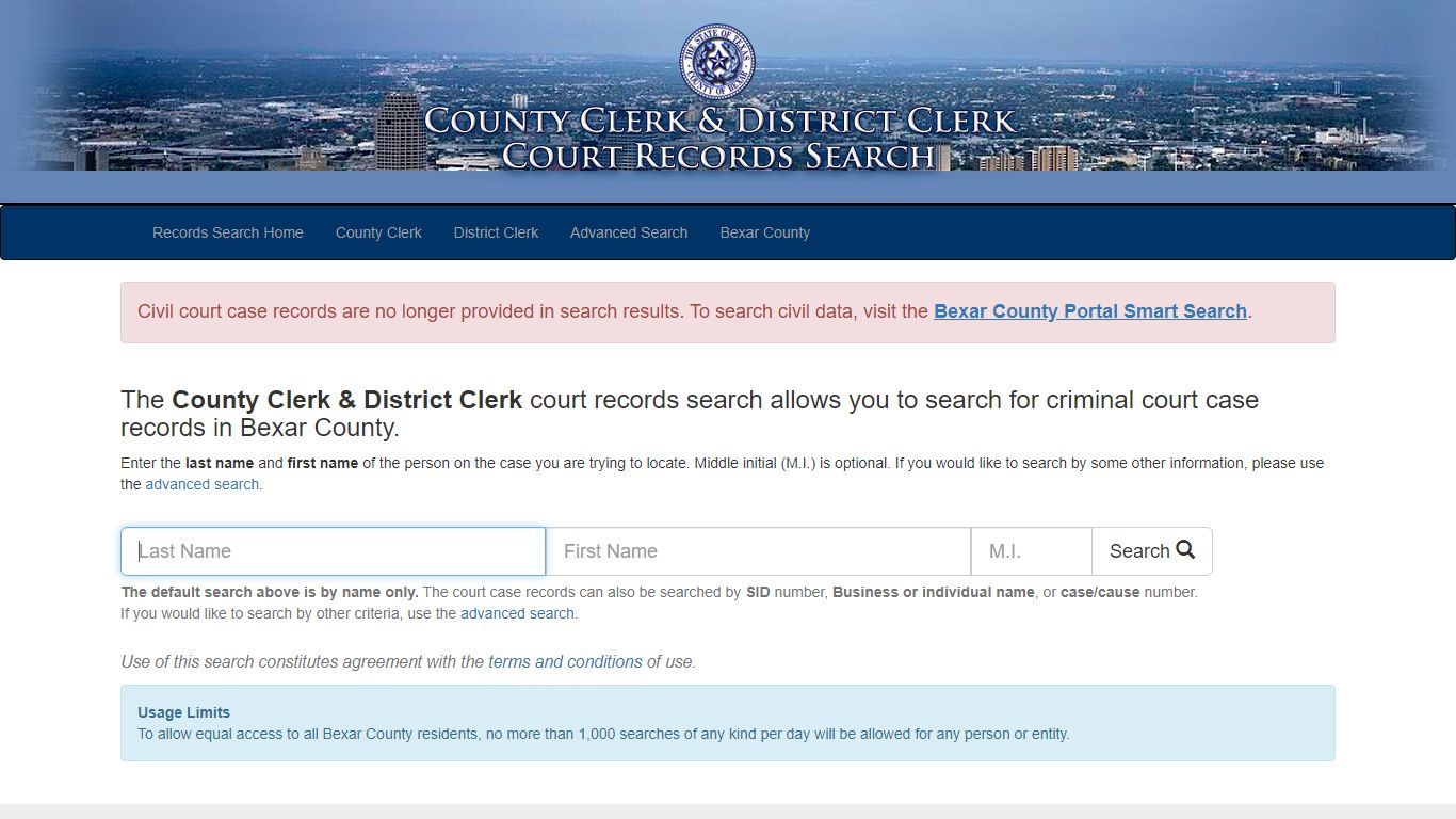 Court Records Search